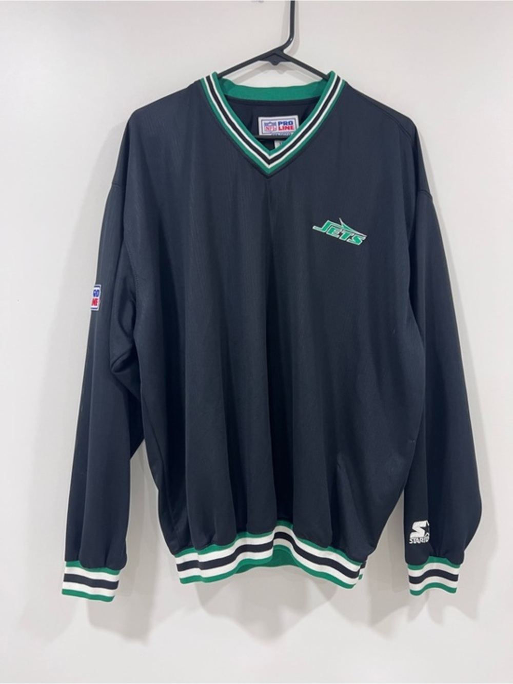 VTG New York Jets Pro Line Black Pullover